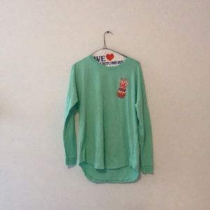 long sleeve pineapple shirt!